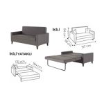 CRYSTAL İkili ve Tekli Fonksiyonel Koltuk - Image 4