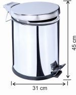 PEDALI ÇÖP KOVASI (METAL) — изображение 5