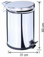 PEDALI ÇÖP KOVASI (METAL) — изображение 3