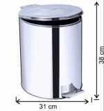 PEDALI ÇÖP KOVASI (GALVANİZ) — изображение 14