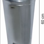 ПЕДАЛЬНАЯ МУСОРНАЯ УРНА (ГАЛЬВАНИЗИРОВАННАЯ)