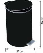 PEDALI ÇÖP KOVASI (GALVANİZ) — изображение 7