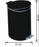 PEDALI ÇÖP KOVASI (GALVANİZ) — изображение 9